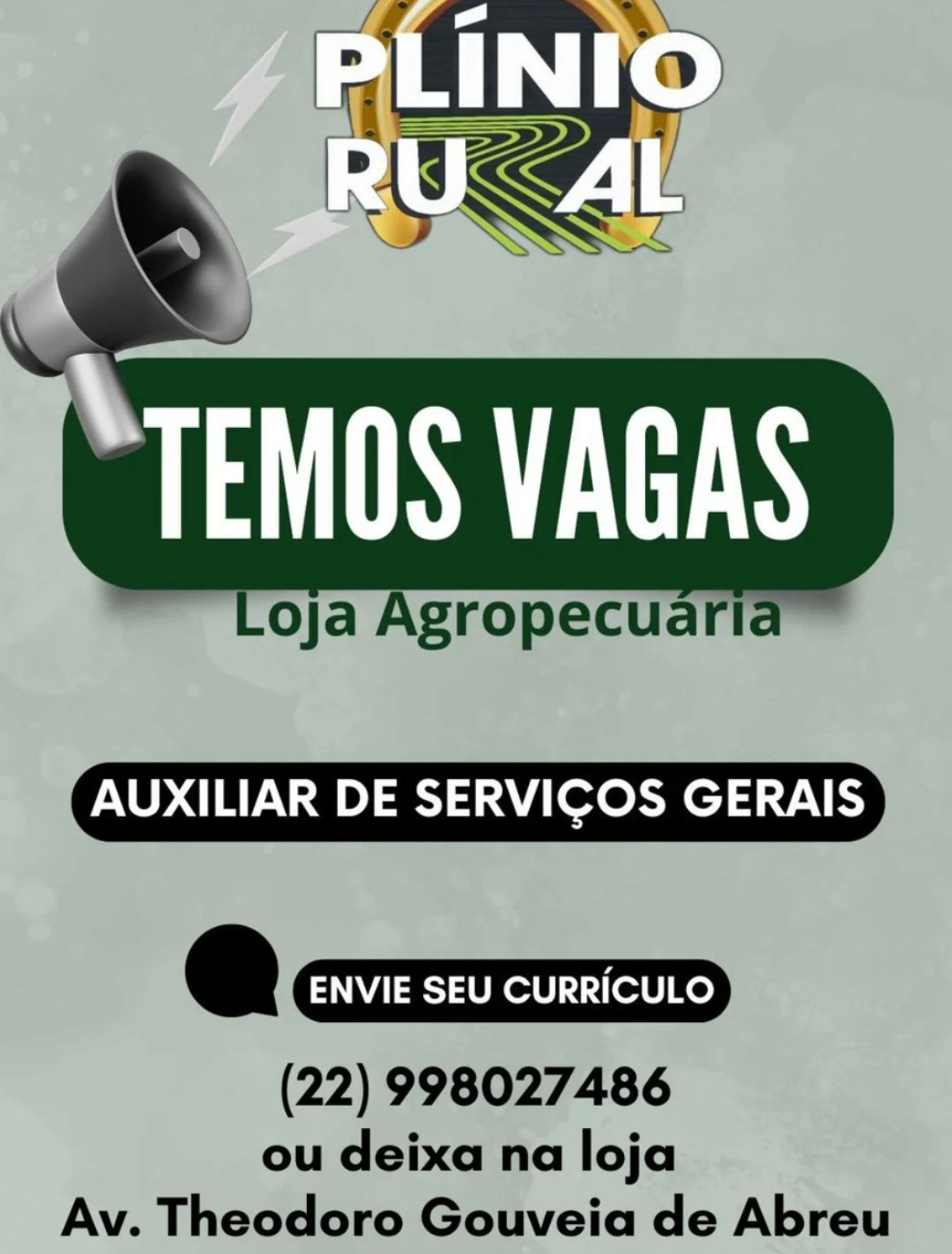 Auxiliar de Serviços Gerais