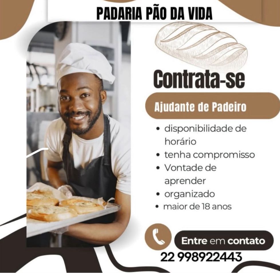 Ajudante de Padeiro