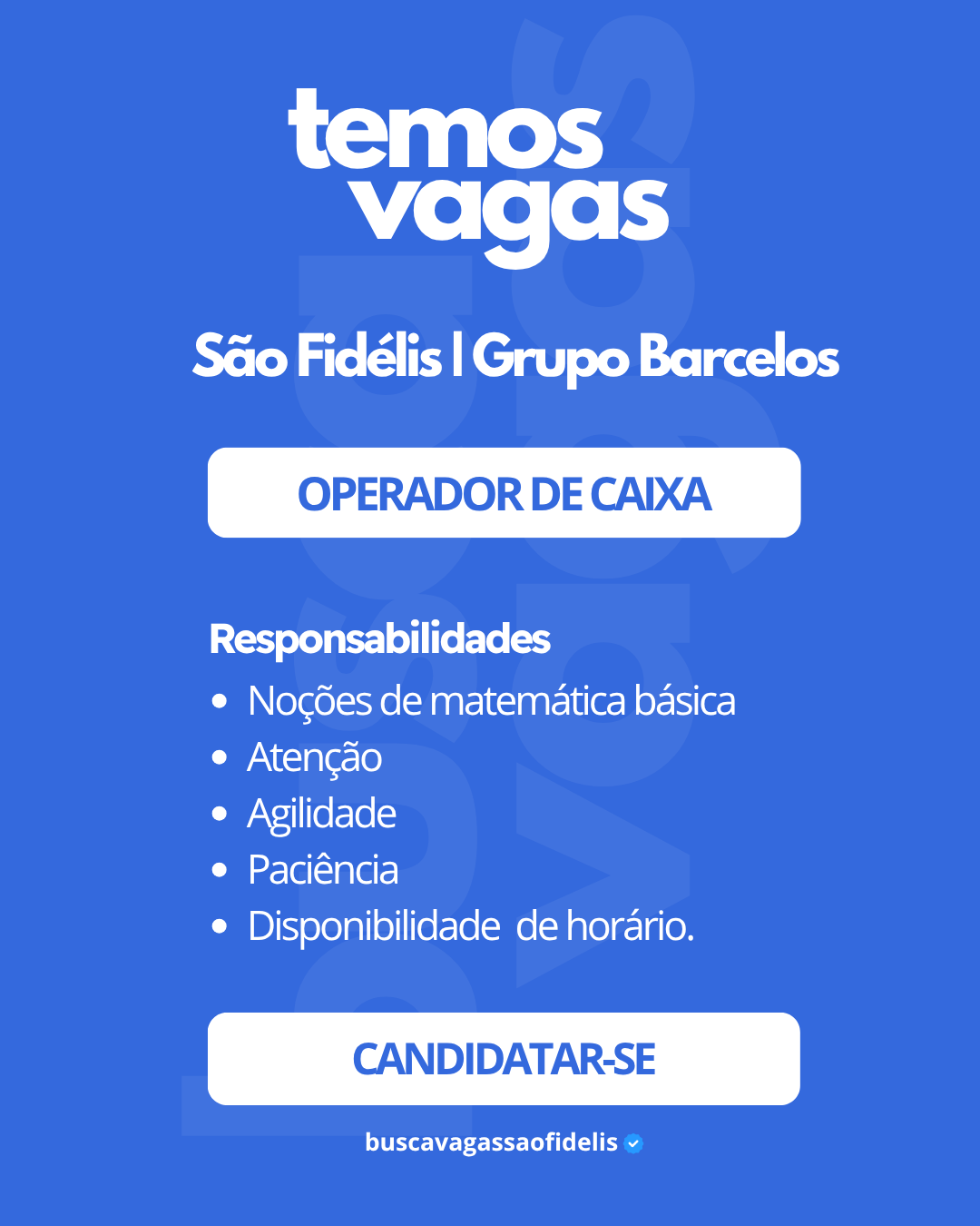 Operador de Caixa