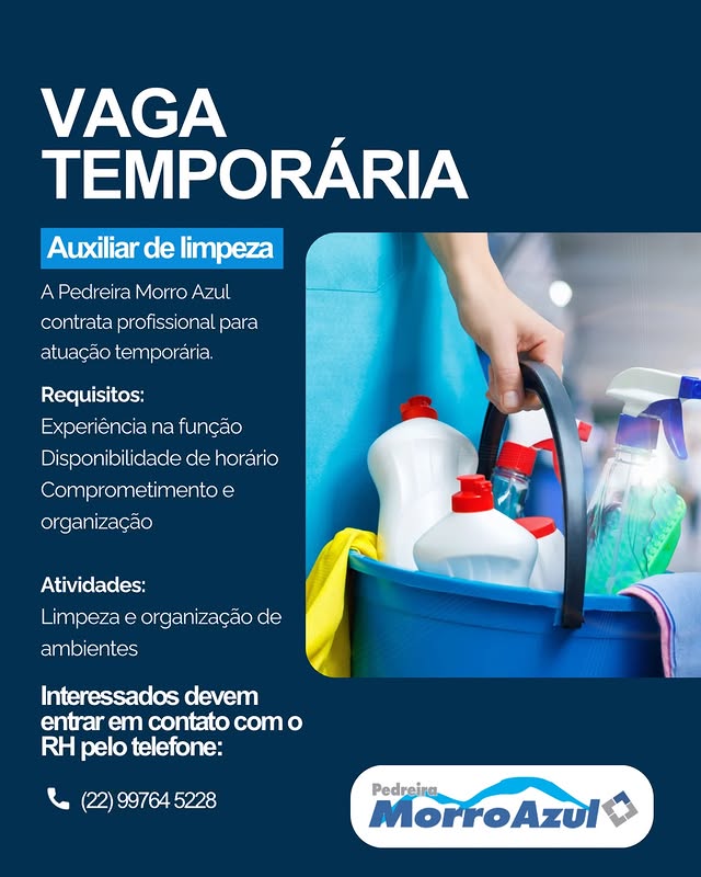 Auxiliar de Limpeza